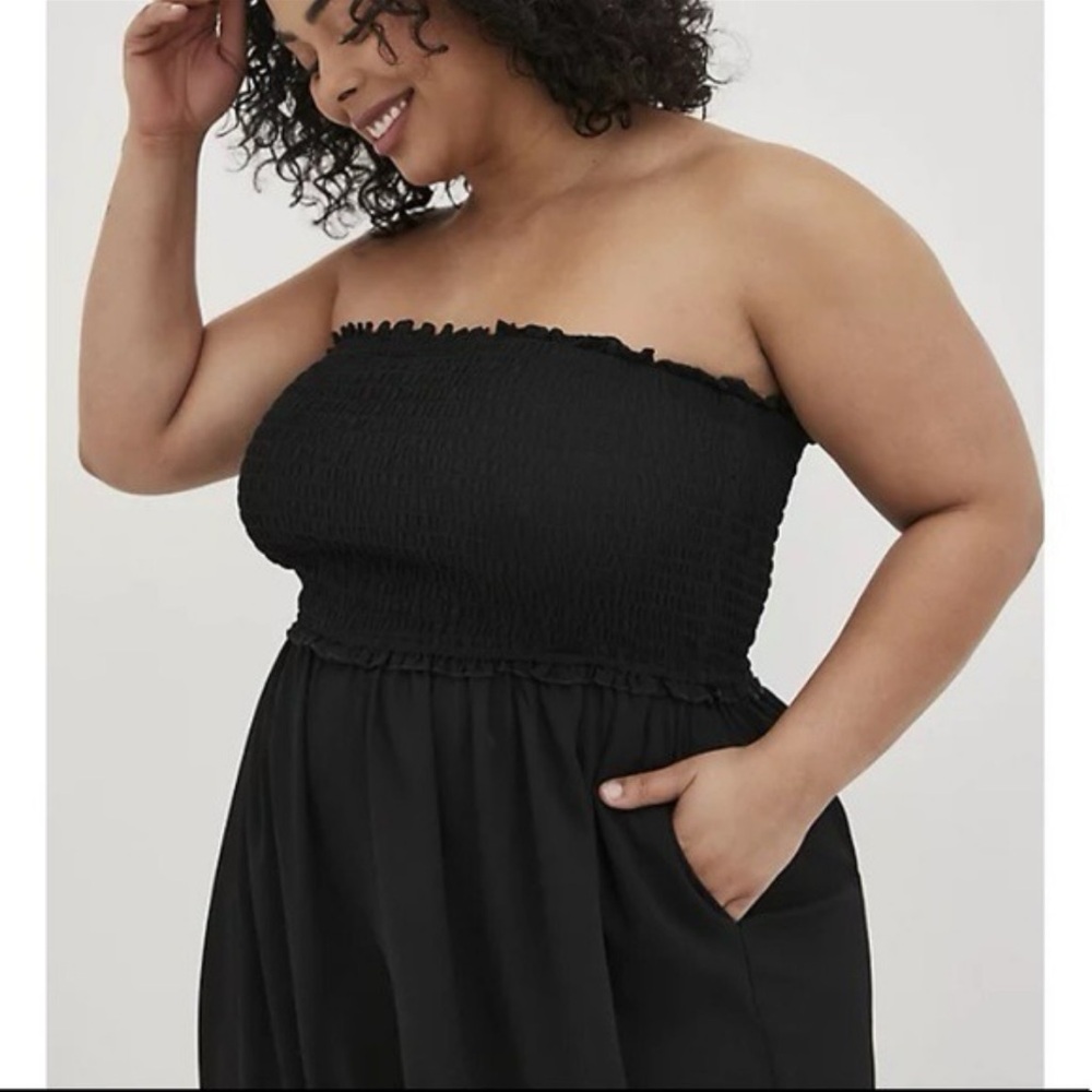 Torrid Size 3- Black Strapless Jumpsuit - Picture 4 of 8